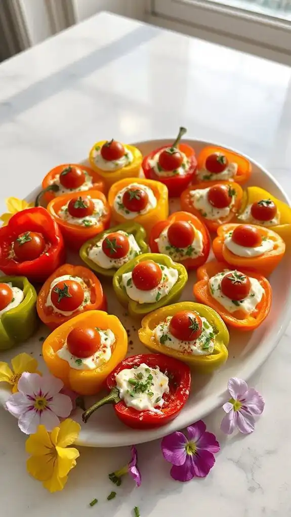 stuffed mini bell peppers stuffed mini bell peppers