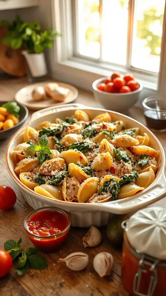 stuffed pasta with chicken