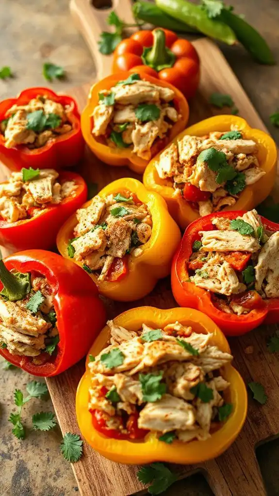 stuffed peppers with chicken