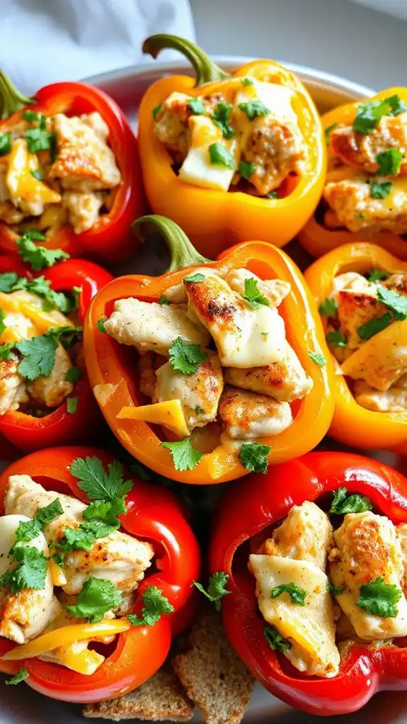 stuffed peppers with chicken