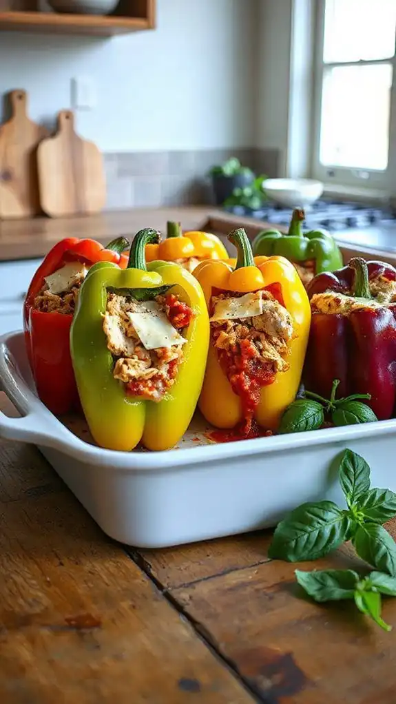 stuffed peppers with chicken