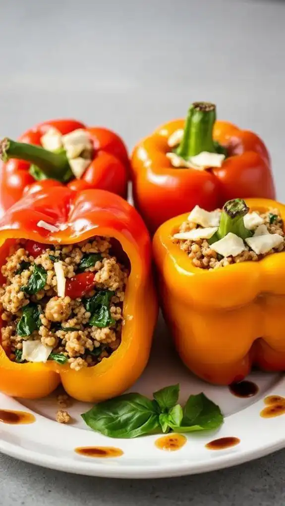 stuffed peppers with chicken