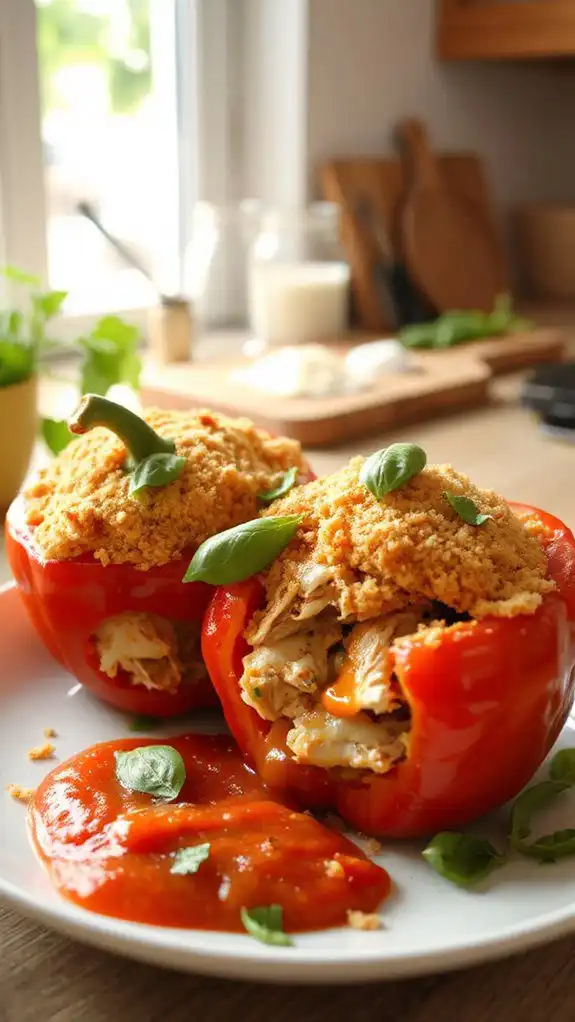 stuffed peppers with chicken