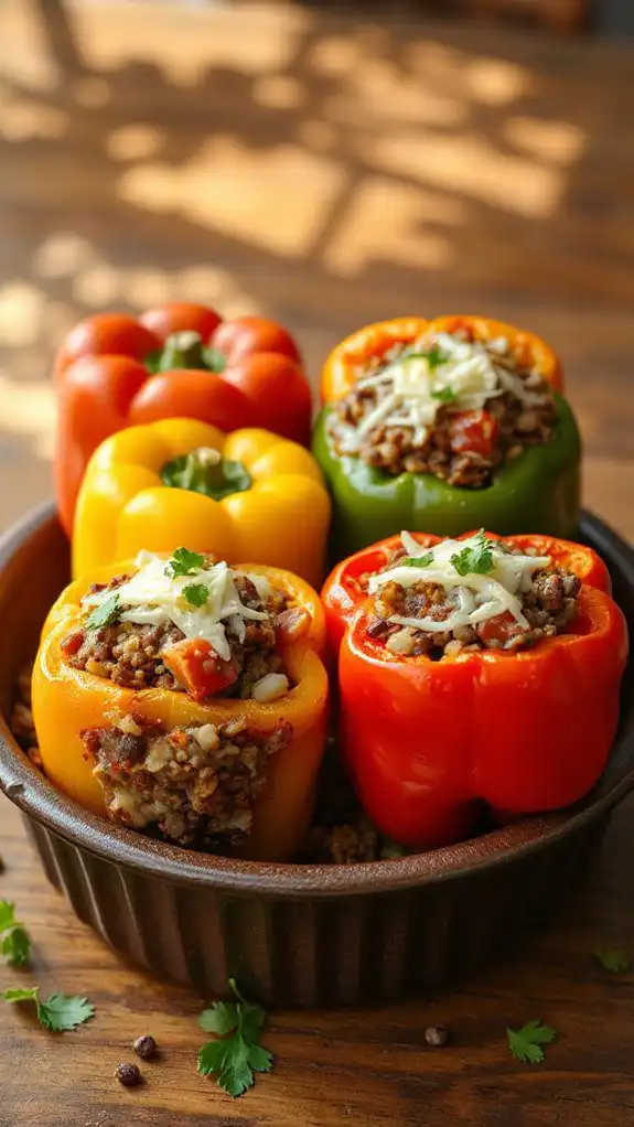 stuffed peppers with lentils stuffed peppers with lentils