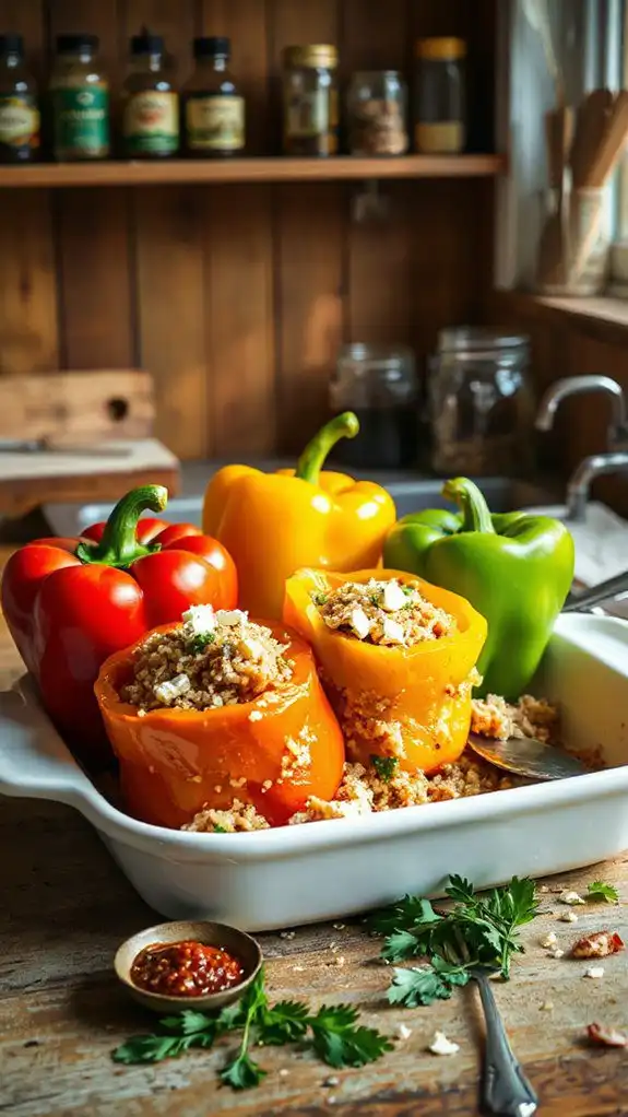stuffed peppers with quinoa