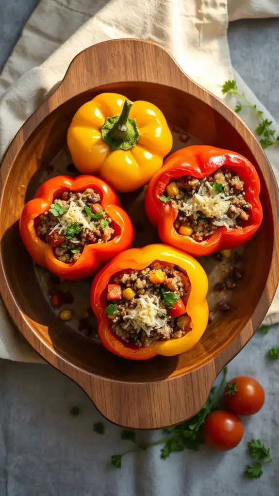stuffed peppers with quinoa