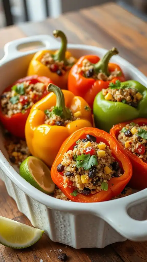 stuffed peppers with quinoa