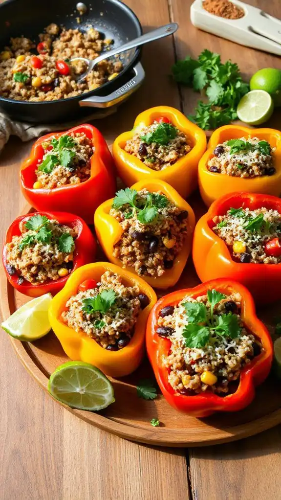 stuffed peppers with quinoa stuffed peppers with quinoa