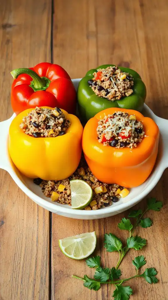 stuffed peppers with quinoa