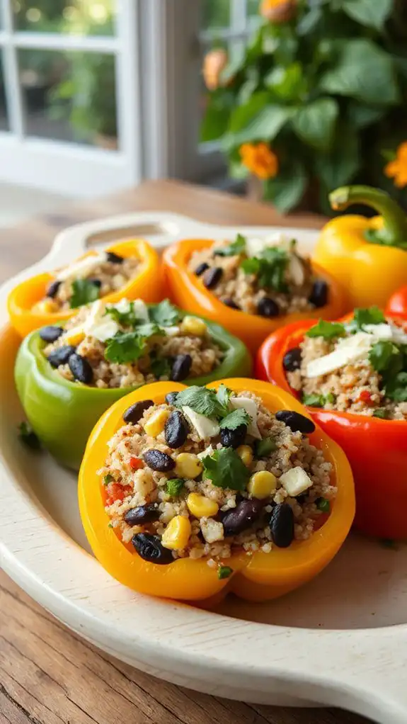stuffed peppers with quinoa