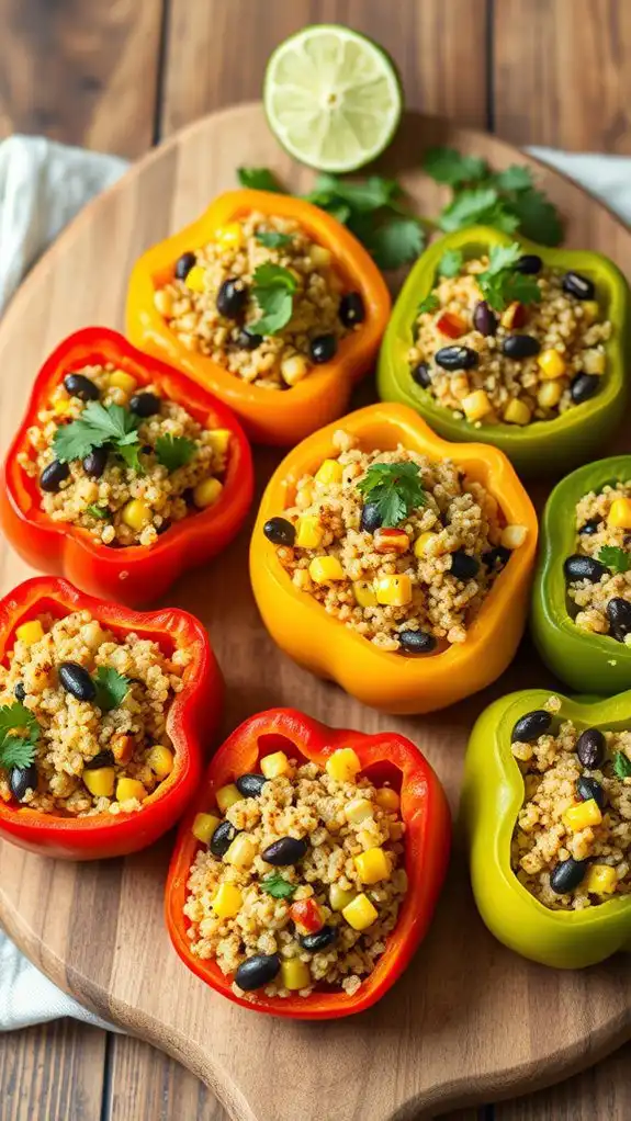 stuffed peppers with quinoa