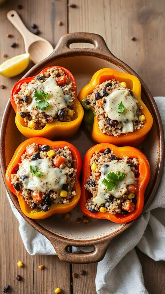 stuffed peppers with quinoa