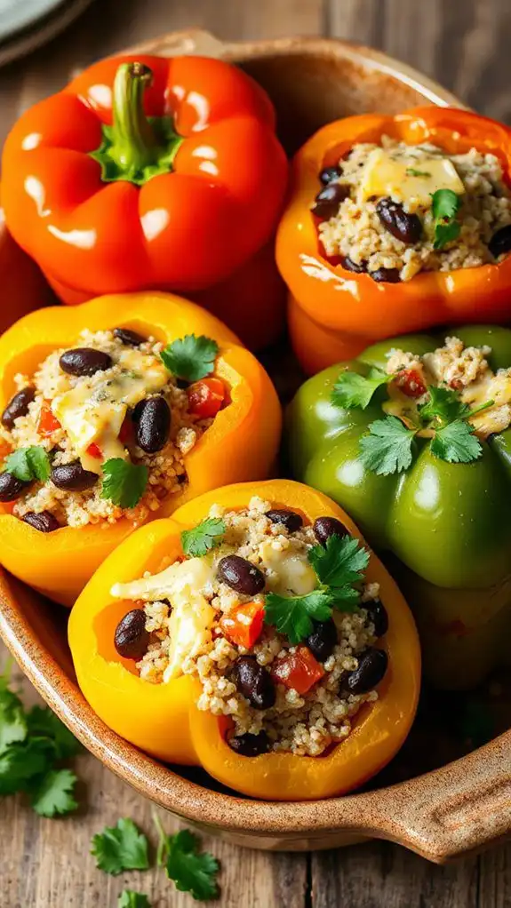 stuffed peppers with quinoa