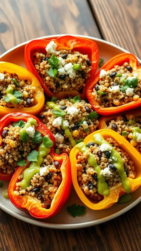 stuffed peppers with quinoa