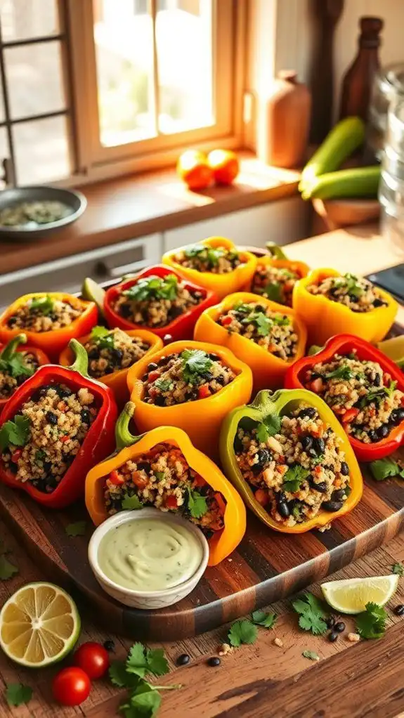 stuffed peppers with quinoa stuffed peppers with quinoa
