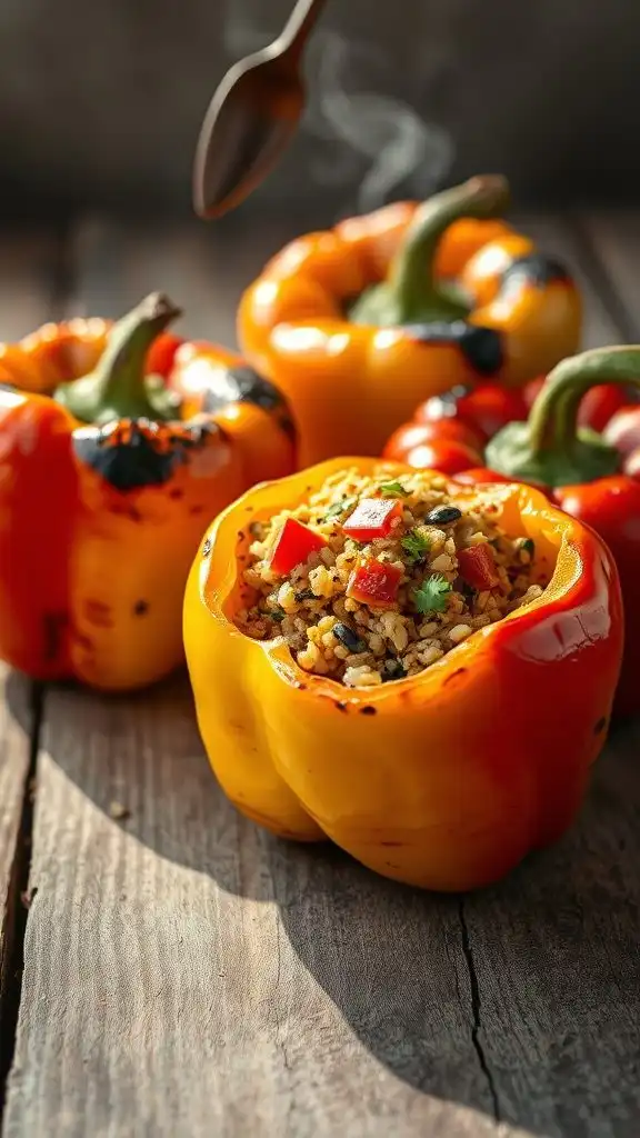 stuffed peppers with quinoa