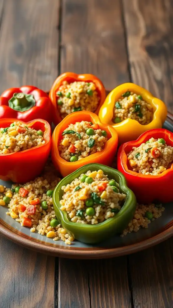 stuffed peppers with quinoa