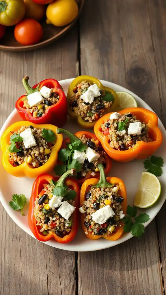 stuffed peppers with quinoa stuffed peppers with quinoa