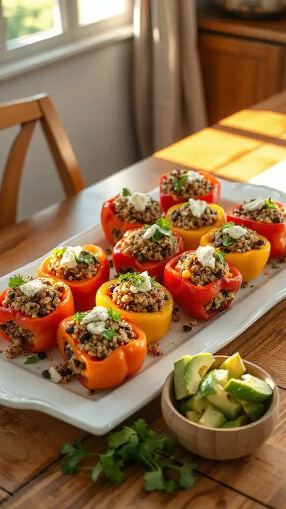 stuffed peppers with quinoa