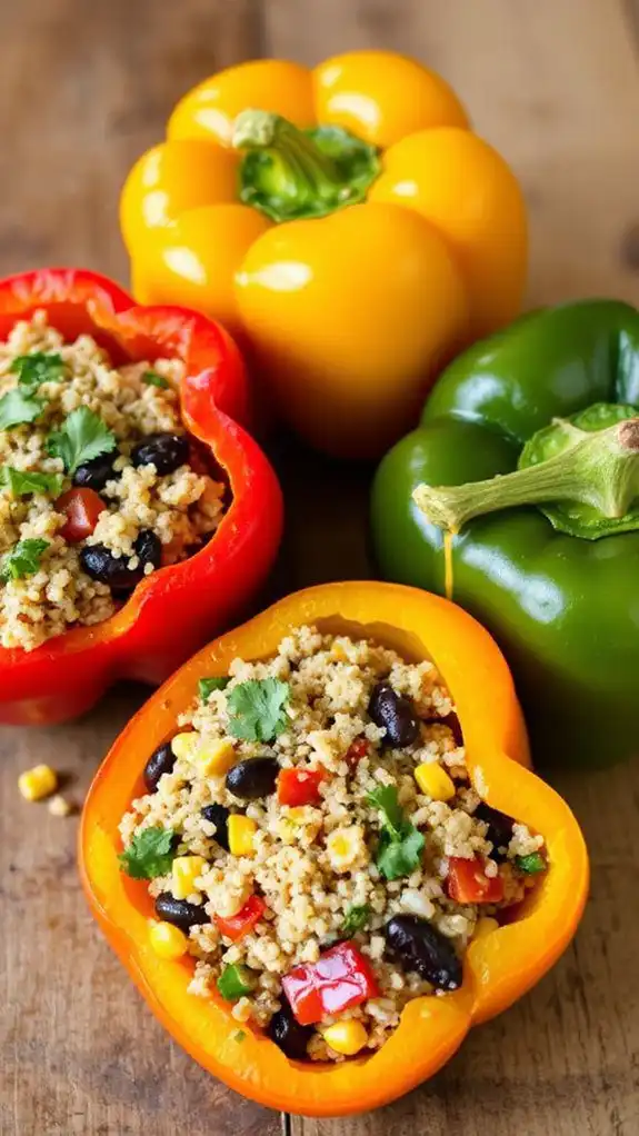 stuffed peppers with quinoa