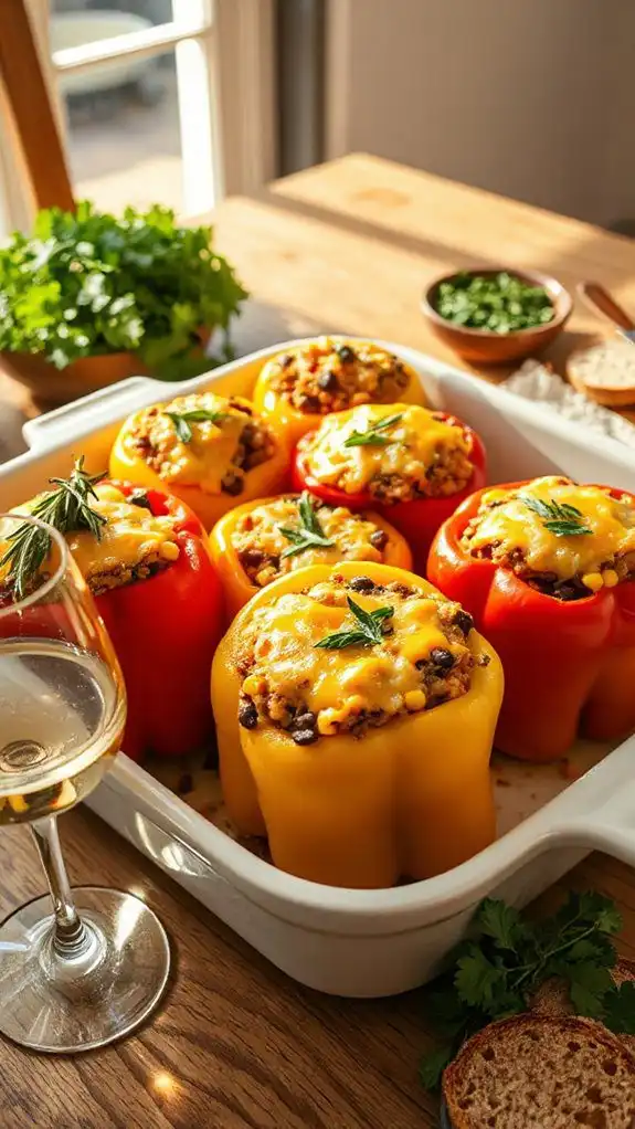 stuffed peppers with rosemary stuffed peppers with rosemary