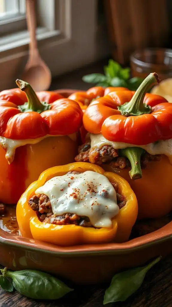 stuffed peppers with sausage stuffed peppers with sausage