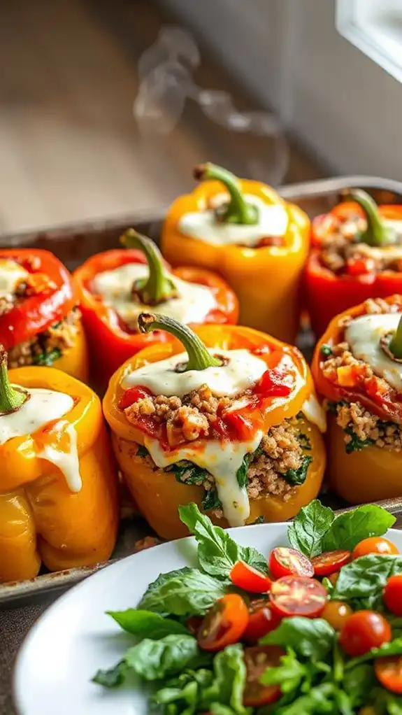 stuffed peppers with turkey