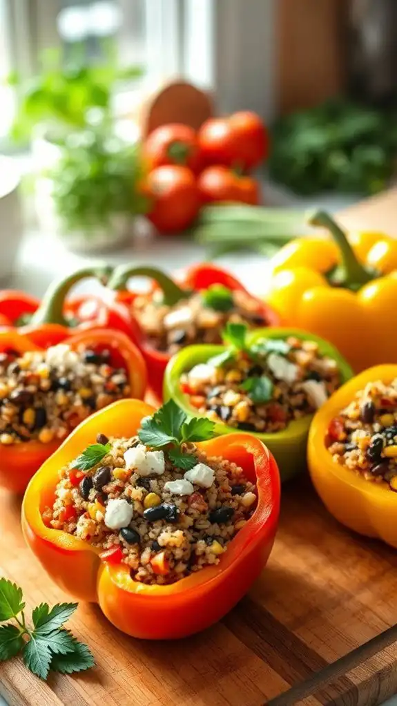stuffed peppers with vegetables