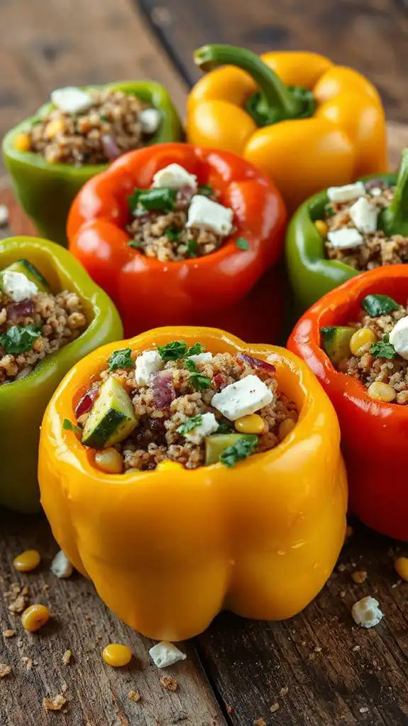 stuffed peppers with vegetables