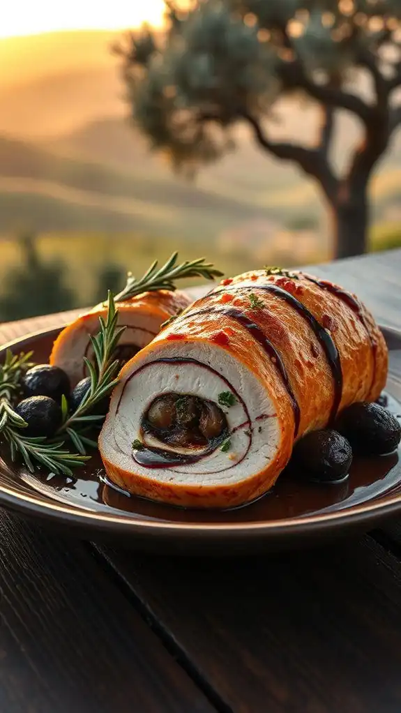 stuffed pork with prunes