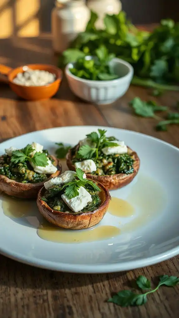 stuffed portobello mushrooms recipe