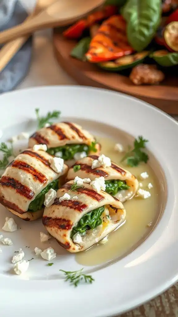 stuffed squid with feta