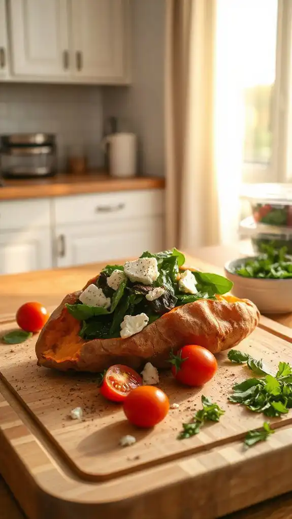 stuffed sweet potatoes recipe