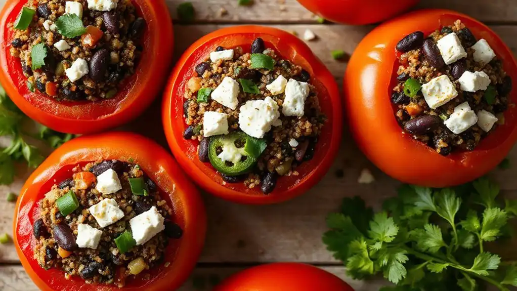 stuffed tomatoes with spices