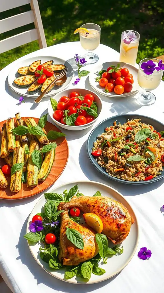 summer dinner meal prep