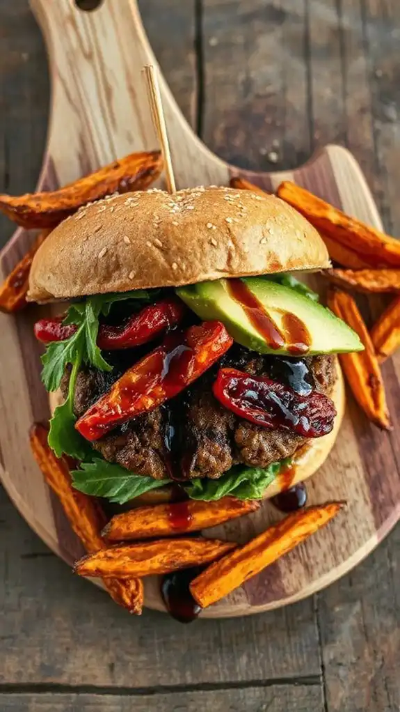 sun dried tomato veggie burger