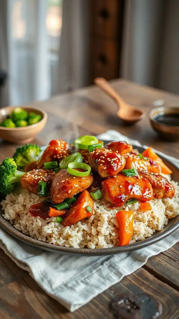 sweet and savory chicken