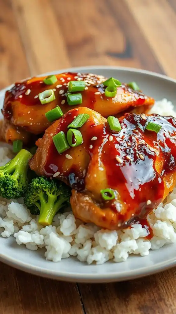 sweet and savory chicken