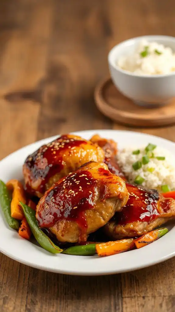 sweet and savory chicken