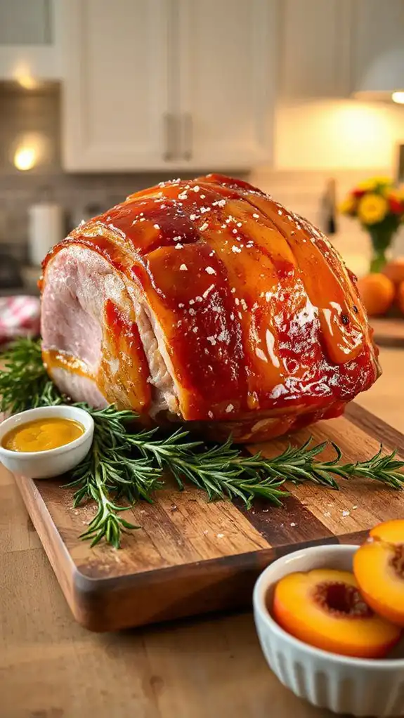 sweet and savory ham