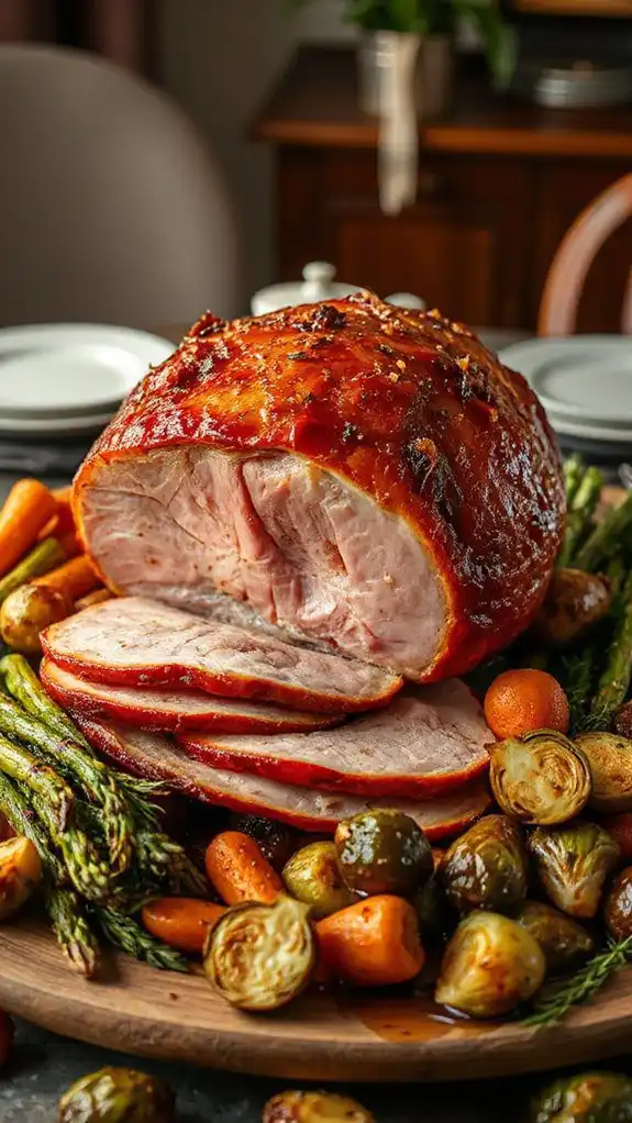 sweet and savory ham