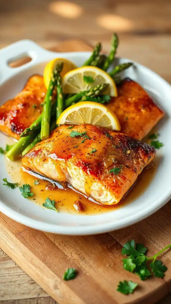 sweet and savory salmon