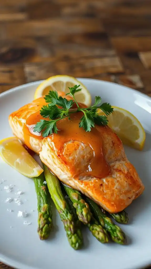 sweet and savory salmon