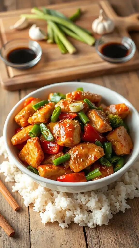 sweet and savory stir fry