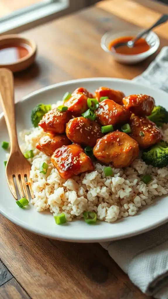 sweet and spicy chicken