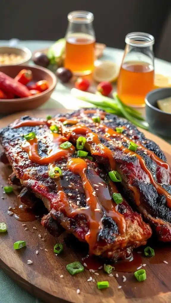 sweet and spicy ribs