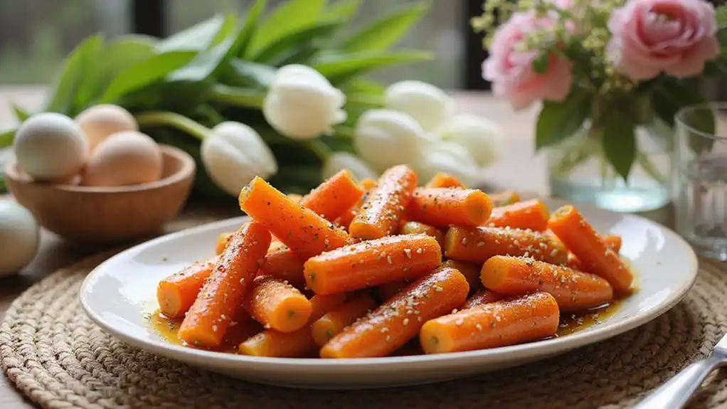 sweet and sticky carrots sweet and sticky carrots