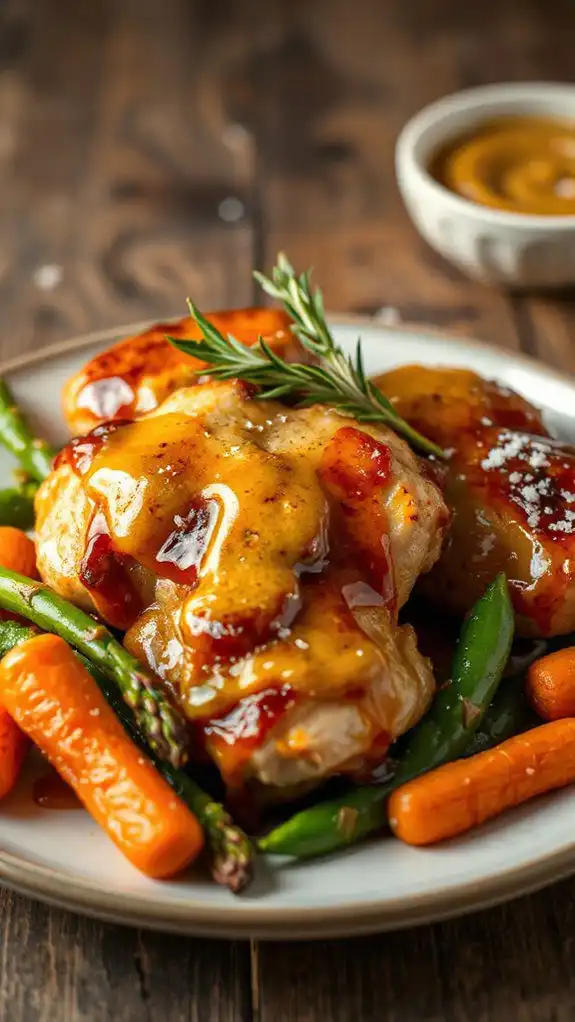 sweet and tangy glaze