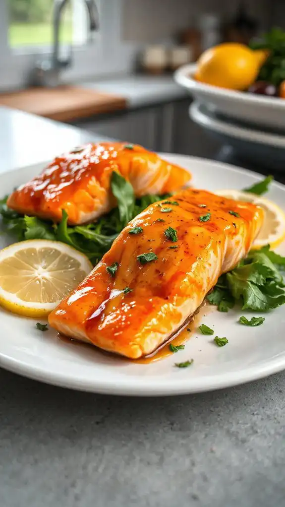 sweet and tangy salmon