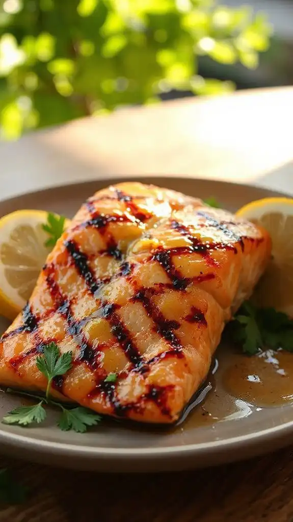 sweet and tangy salmon